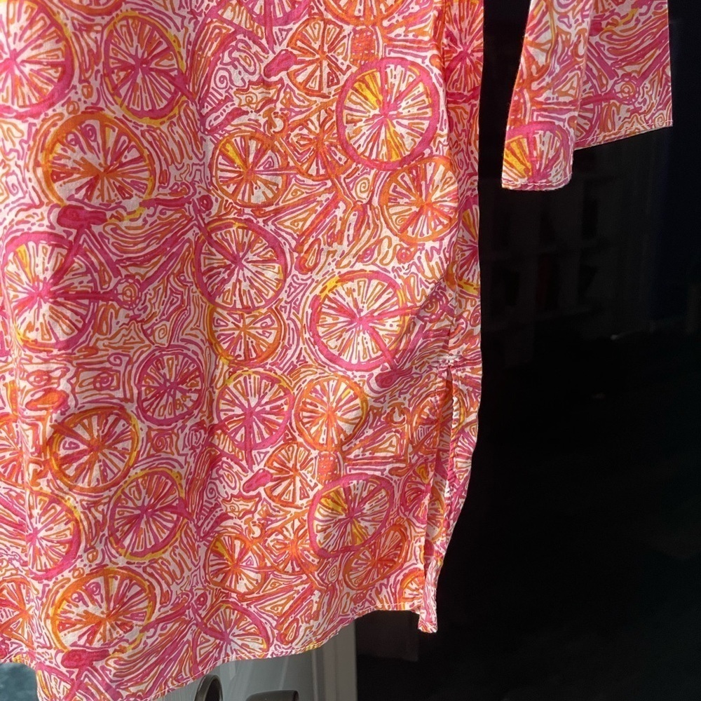 Lilly Pulitzer 100% Cotton Long Sleeve Dress - Picture 4 of 5